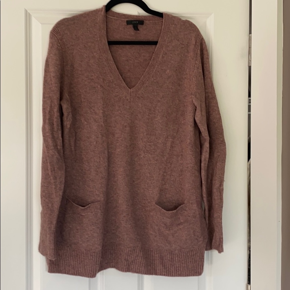 Rose J.Crew tunic sweater